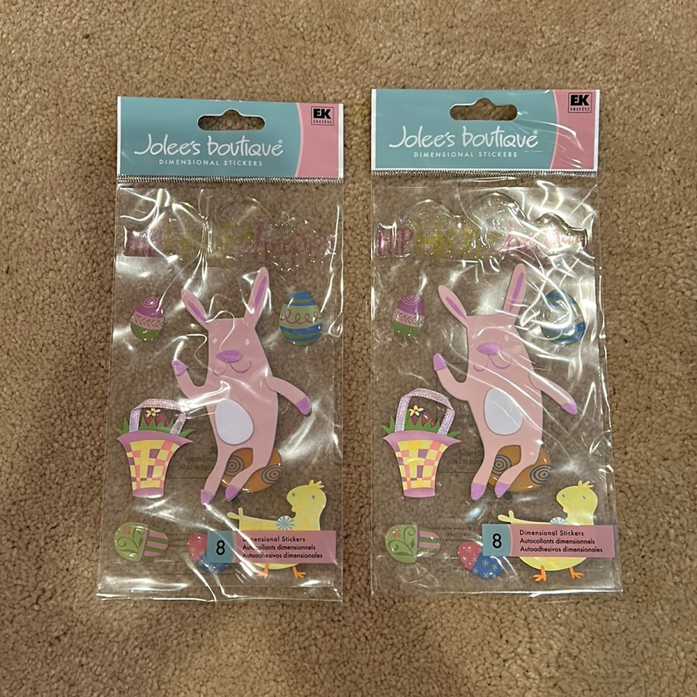 Easter Whimsey Scrapbook Stickers
